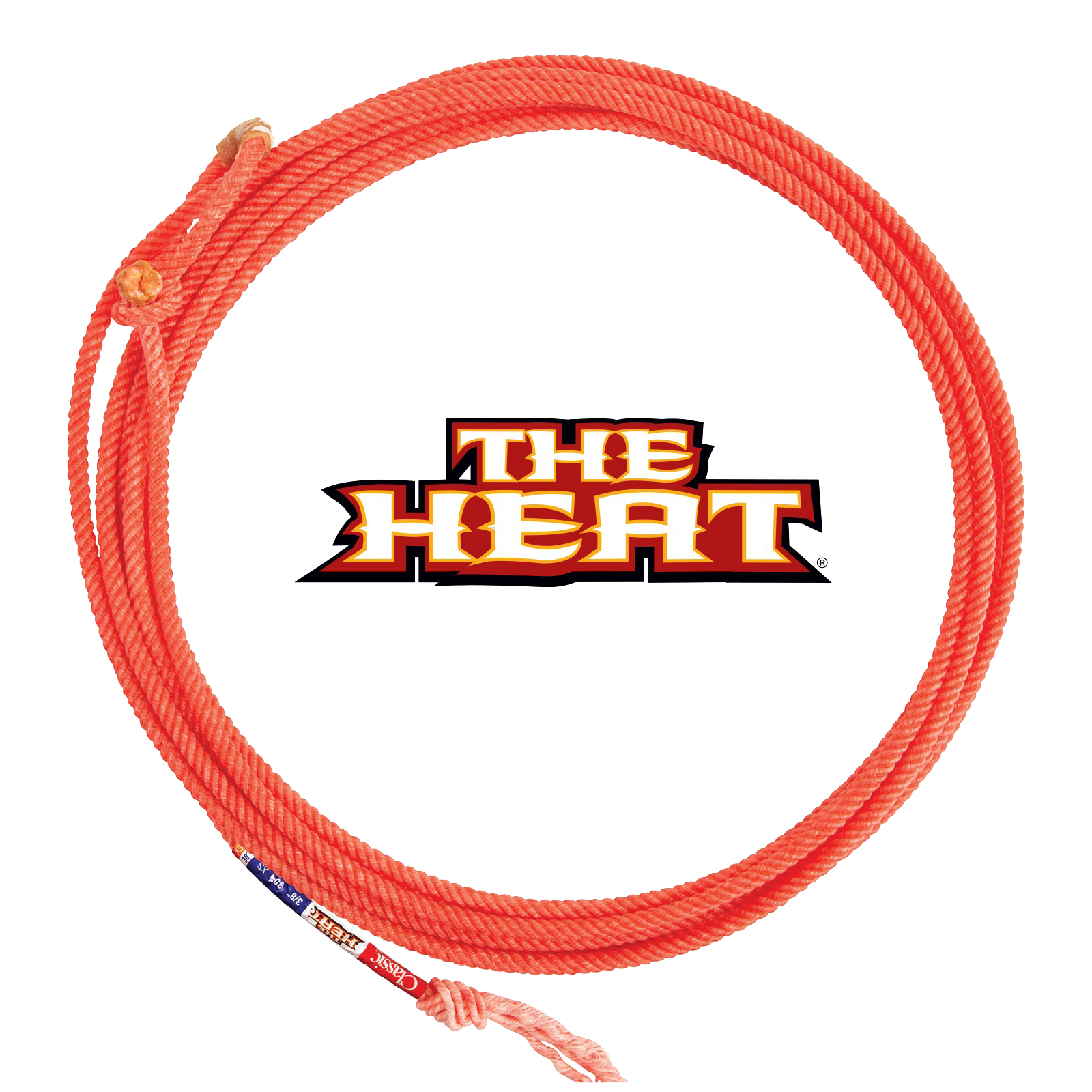 The Heat - Лассо для ловли за шею Classic Rope 30 футов, Ø 9,7 мм, XS, красный, CoreTech